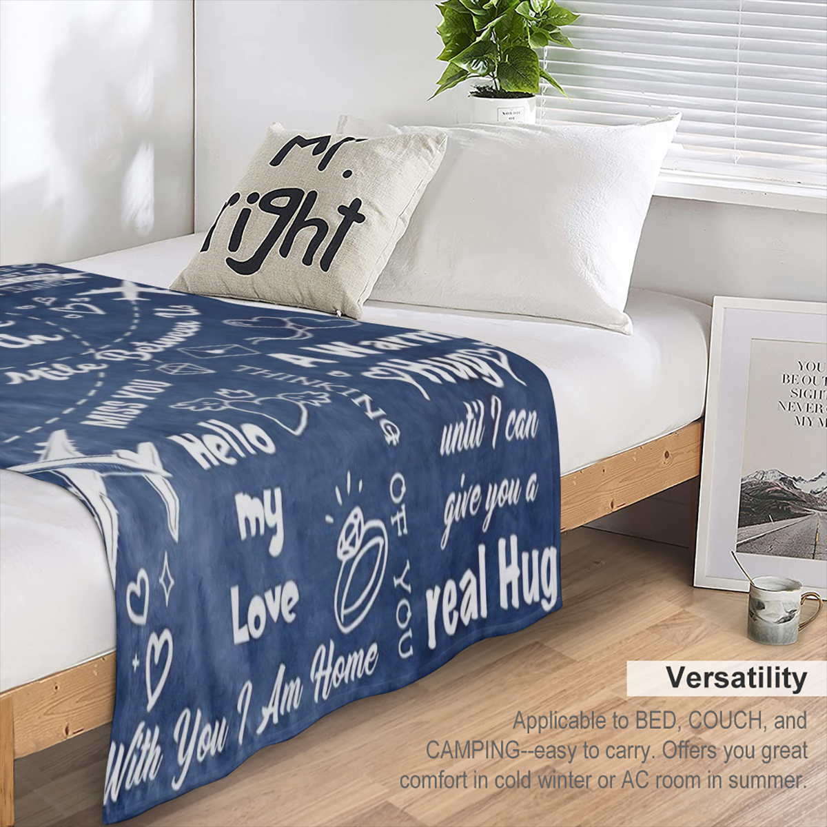 1pc Long Distance Relationship Gifts, Boyfriend Gifts From Girlfriend, Boyfriend Birthday Gifts Blankets, Romantic Gifts For Him Fathers Day Christmas Valentines, To My Boyfriend