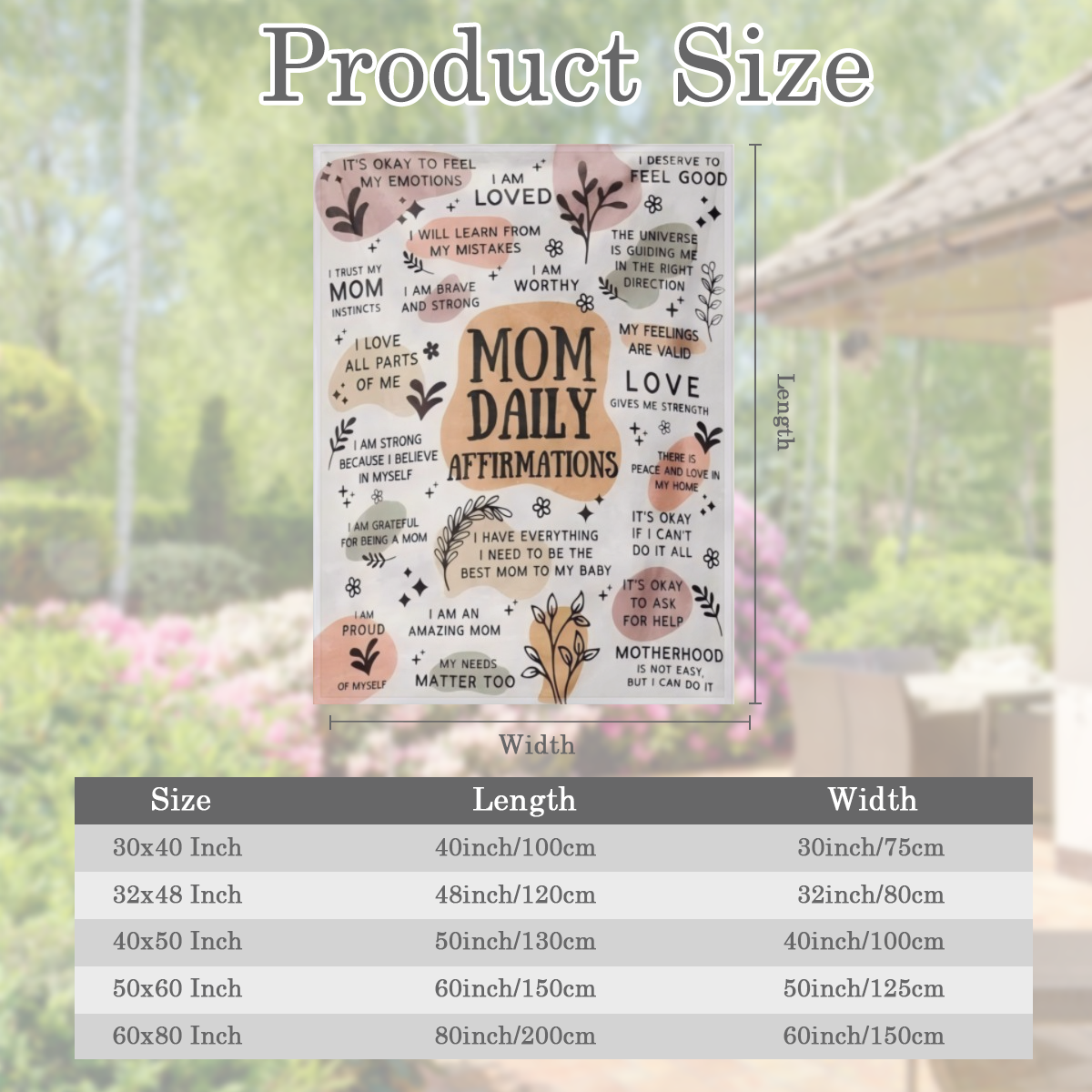 Contemporary Flannel Mom Blanket - 250- 300 gsm pro, fabric gifts for all seasons, motivational statements, New Mom care kits, ChristmasGender Disclosure gifts, for women and men moms
