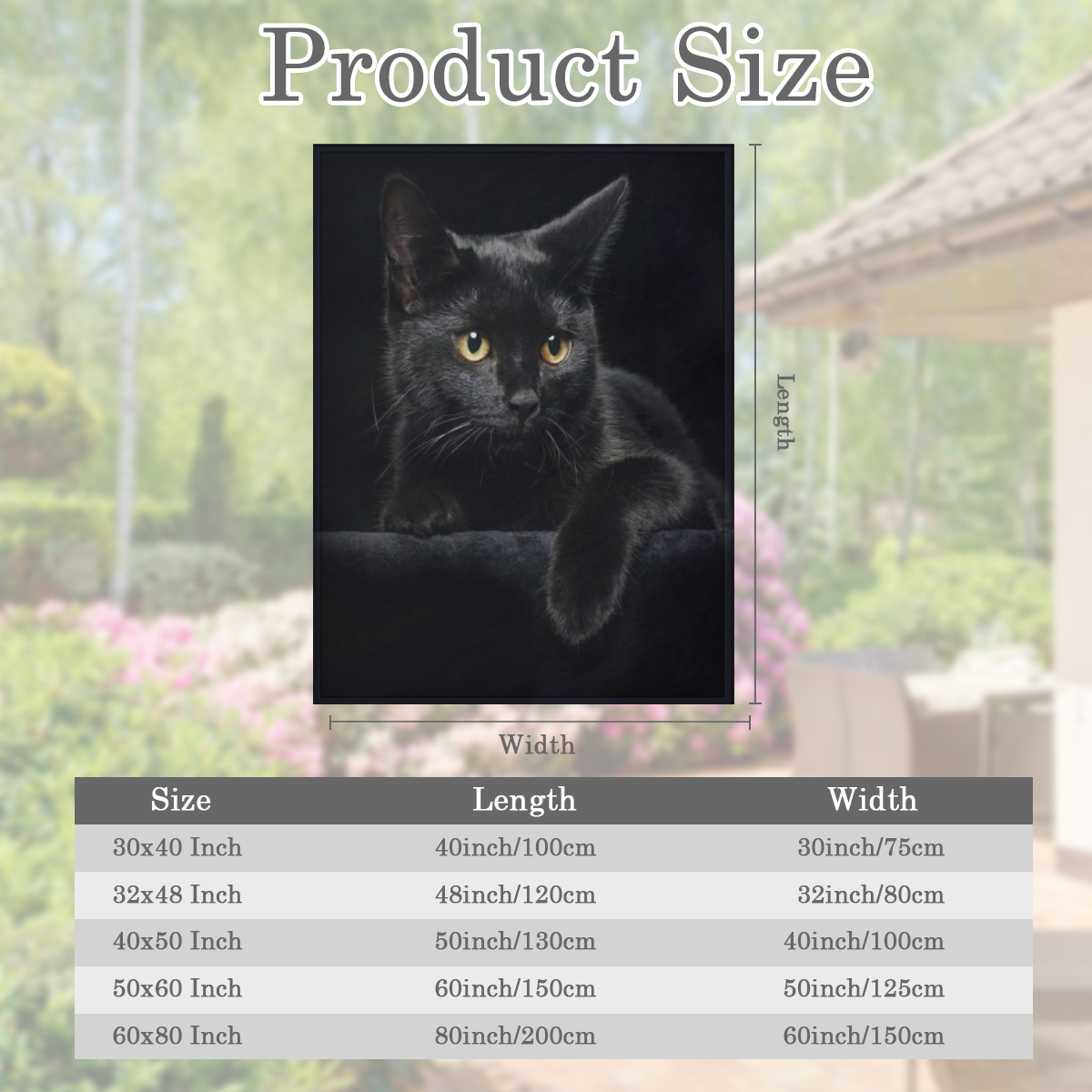 1pc Black Cat Print Flannel Blanket, Soft Warm Throw Blanket Nap Blanket For Couch Sofa Office Bed Camping Travelling, Multi- purpose Holiday Gift Blanket